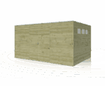 Tuinhuis QB III 420x300 - 7203