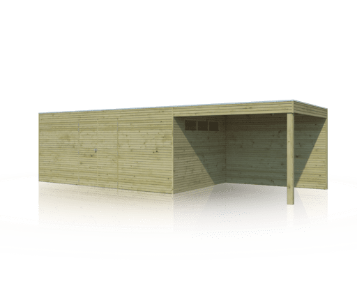 Tuinhuis QB IV EXT 810x300 - 7204EXT300