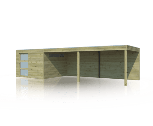 Tuinhuis QBS II DEXT 900x300 - 7252EXT600