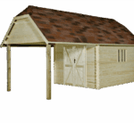 Tuinhuis Oxford 355x650 - 3504EXT