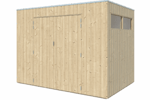 Tuinhuis QBV 298 x 198 brede latjes - 8111