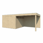 Tuinhuis QBV 600 x 298 brede latjes - 8112EXT300