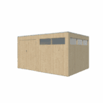 Tuinhuis QBV 399 x 298 brede latjes - 8113