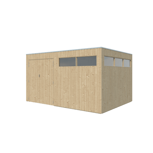 Tuinhuis QBV 399 x 298 brede latjes - 8113