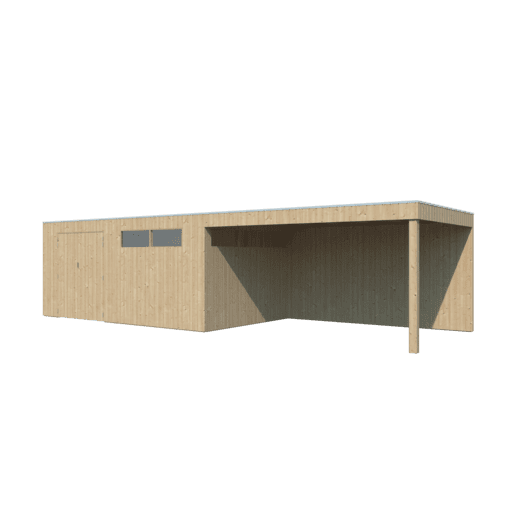 Tuinhuis QBV 903 x 298 brede latjes - 8114EXT400