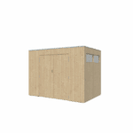 Tuinhuis QBV 298 x 198 smalle latjes - 8311