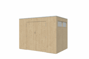Tuinhuis QBV 298 x 198 smalle latjes - 8311