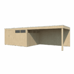 Tuinhuis QBV 802 x 298 smalle latjes - 8313EXT400