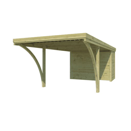 Woodlands carport FIRENZE QB CPTFIR – 307×720 cm
